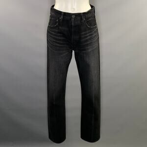 MOUSSY VINTAGE Size 25 Black Cotton Straight leg Jeans